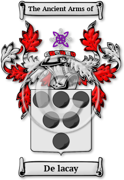De lacay Family Crest Download (jpg) Legacy Series - 150 DPI